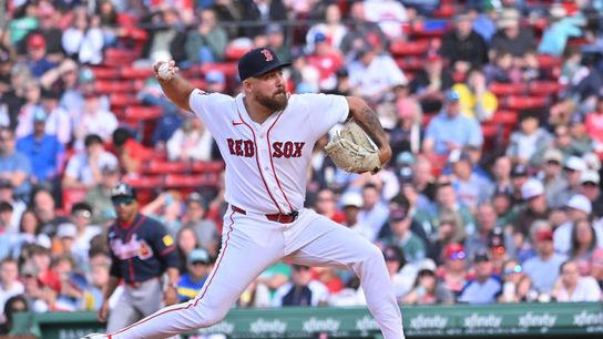Red Sox bullpen collapses in sixth leading to 10-2 loss to Braves taken at BSJ Headquarters (Red Sox). Photo by Eric Canha-Imagn Images